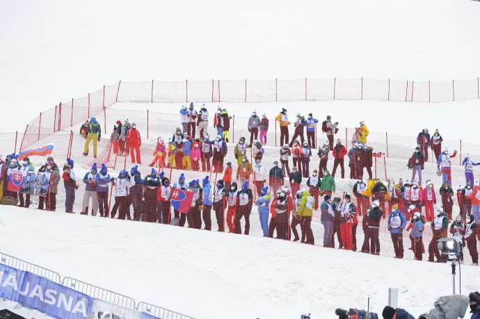 Počas slalomu SP v Jasnej 2021. Foto - TASR/Michal Svítok