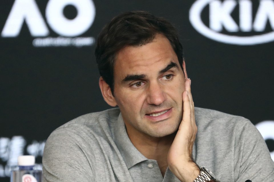 Roger Federer na tlačovke. Foto – TASR/AP