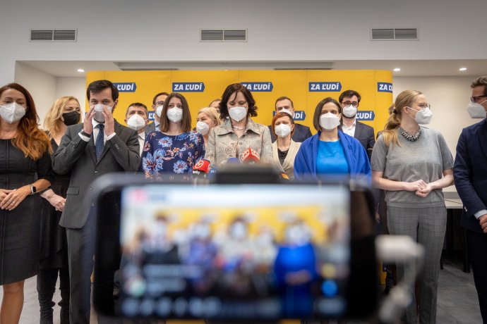 Strana Za ľudí oznamuje odchod Márie Kolíkovej z postu ministerky spravodlivosti. Foto N - Tomáš Benedikovič