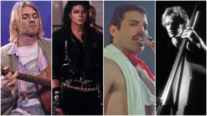 Kurt, Michael, Freddie a Sting by sa asi úplne nepotešili. Ale možno by sa zasmiali.