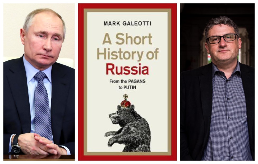 Od pohanov po Putina. Mark Galeotti napísal novú knihu o ruských dejinách. Foto - TASR/AP, Penguin, Vladimír Šimíček