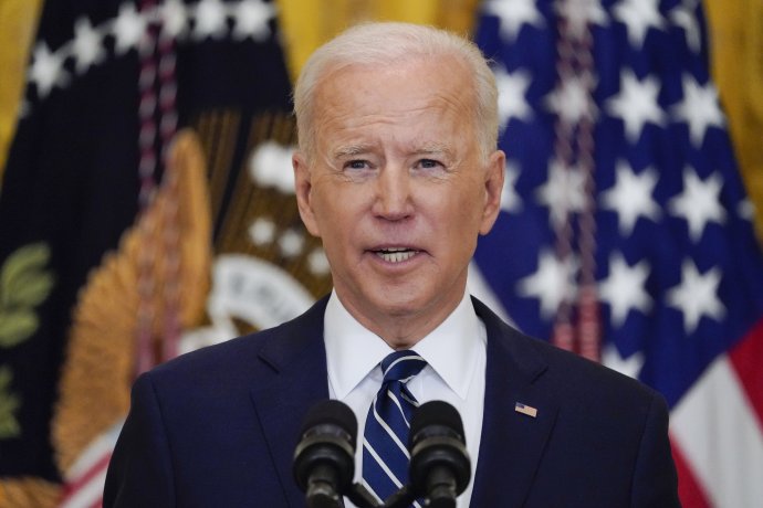 Americký prezident Joe Biden označil ruského prezidenta za zabijaka. Foto - TASR/AP