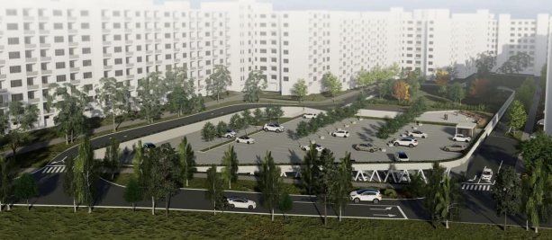 štúdia Odeko, parkovací dom Berlínska