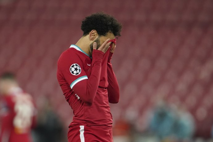 Mohamed Salah nevyužil niekoľko výborných šancí. FOTO - TASR/AP