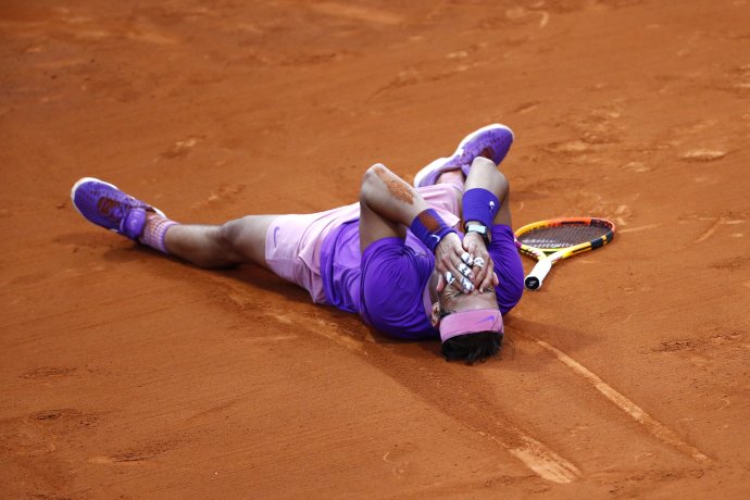 Rafael Nadal po zisku prvého titulu v tomto roku. FOTO TASR/AP