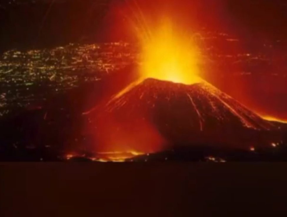 Erupcia sopky Nyiragongo z 22. mája. Foto – TASR/AP
