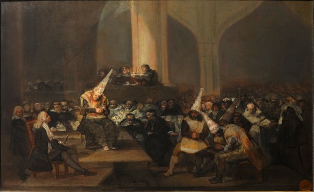 Francisco Goya: Inkvizičné autodafé (1812-1819). Zdroj: commons.wikimedia.org