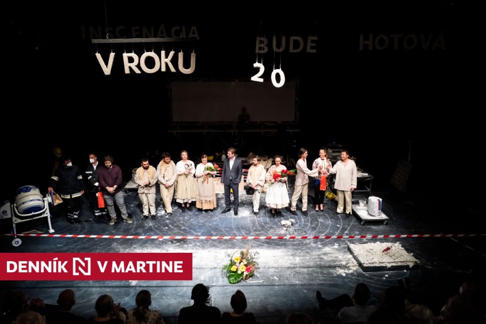Premiéra predstavenia D1 (pracovný názov) v Slovenskom komornom divadle v Martine. Foto N - Vladimír Šimíček