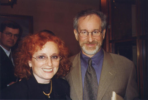 Marianna Bergida a Stephen Spielberg. Foto - archív M. B.