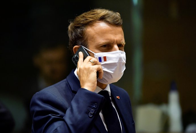 Francúzsky prezident Emmanuel Macron. Foto - TASR/AP