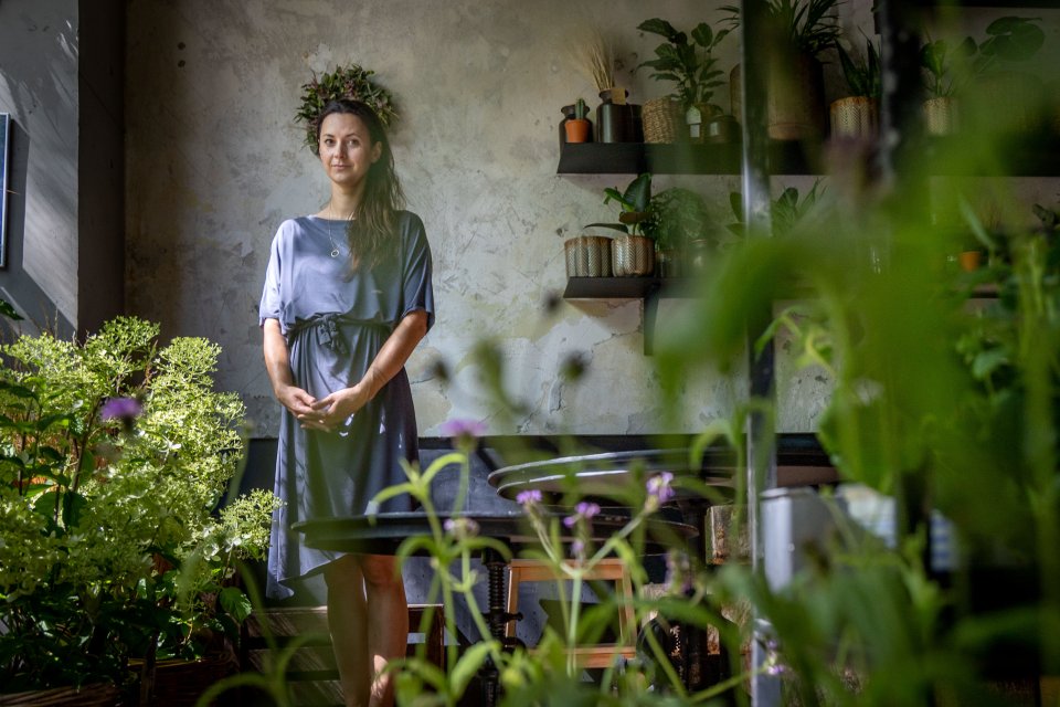Krajinná a záhradná architektka Lenka Hlubinová Vargová. Foto N – Tomáš Benedikovič