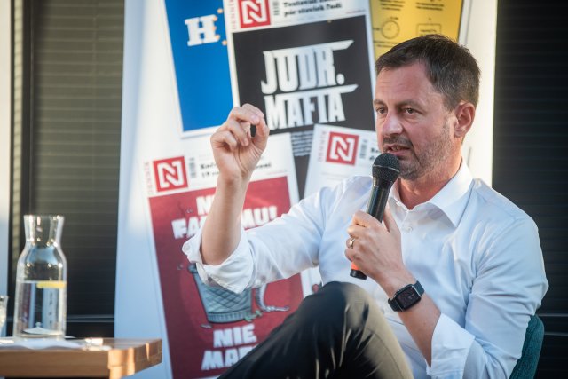 Predseda vlády Eduard Heger. Foto N - Tomáš Hrivňák