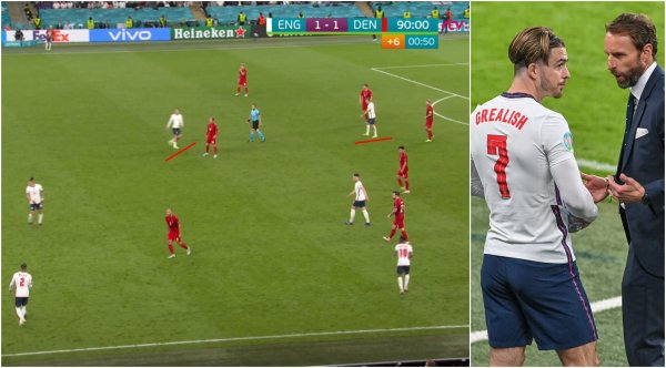 Southgatova dilema: ak nastúpi Grealish, Kane hrá zrazu inak (taktická analýza)