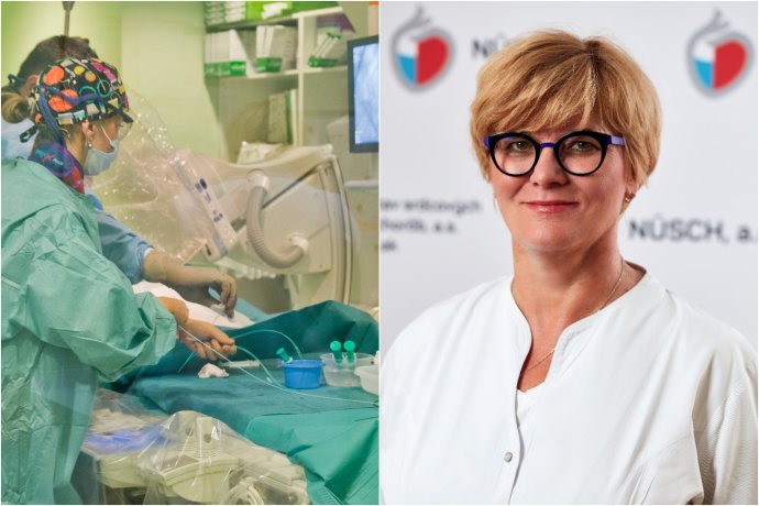 Eva Goncalvesová je prednostkou Kardiologickej kliniky na lekárskej fakulte a primárkou Oddelenia zlyhávania a transplantácie srdca NÚSCH. Foto - TASR / NÚSCH