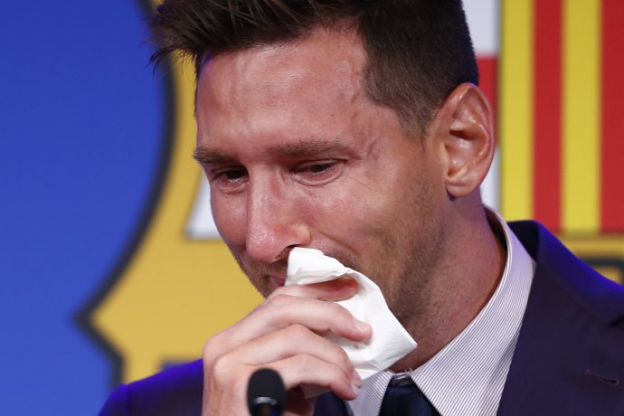 Lionel Messi sa rozlúčil s Barcelonou. Foto - TASR