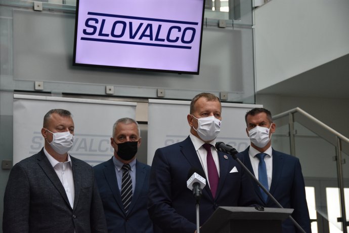 Šéf parlamentu Boris Kollár na navšteve Slovalca Foto - TASR