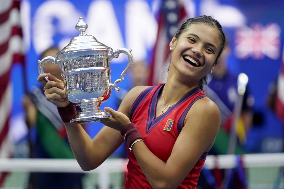 Emma Raducanuová, víťazka US Open. Foto – TASR/AP
