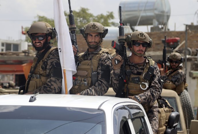 Špeciálne jednotky Talibanu. Foto – TASR/AP