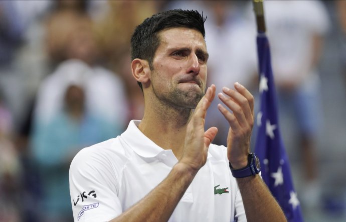 Novak Djoković po prehre vo finále US Open. FOTO - TASR/AP