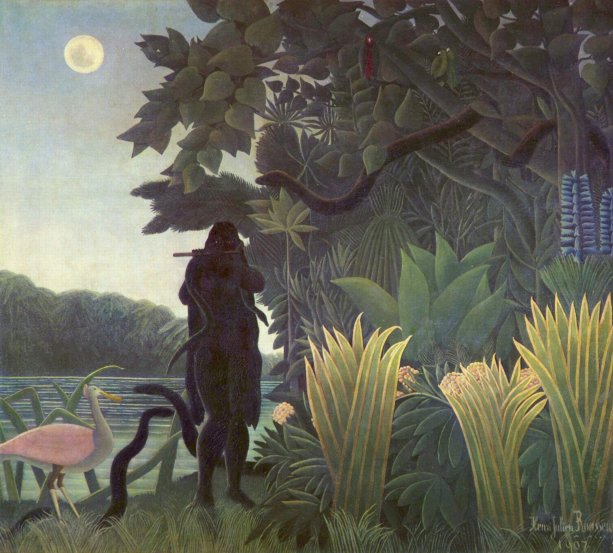 Henri Rousseau: Krotiteľ hadov. (1907) Zdroj: commons.wikimedia.org