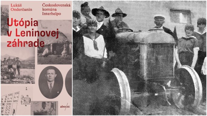 Utópia v Leninovej záhrade – členovia Interhelpa a prvý traktor v Kirgizsku. Foto – Foto.kg