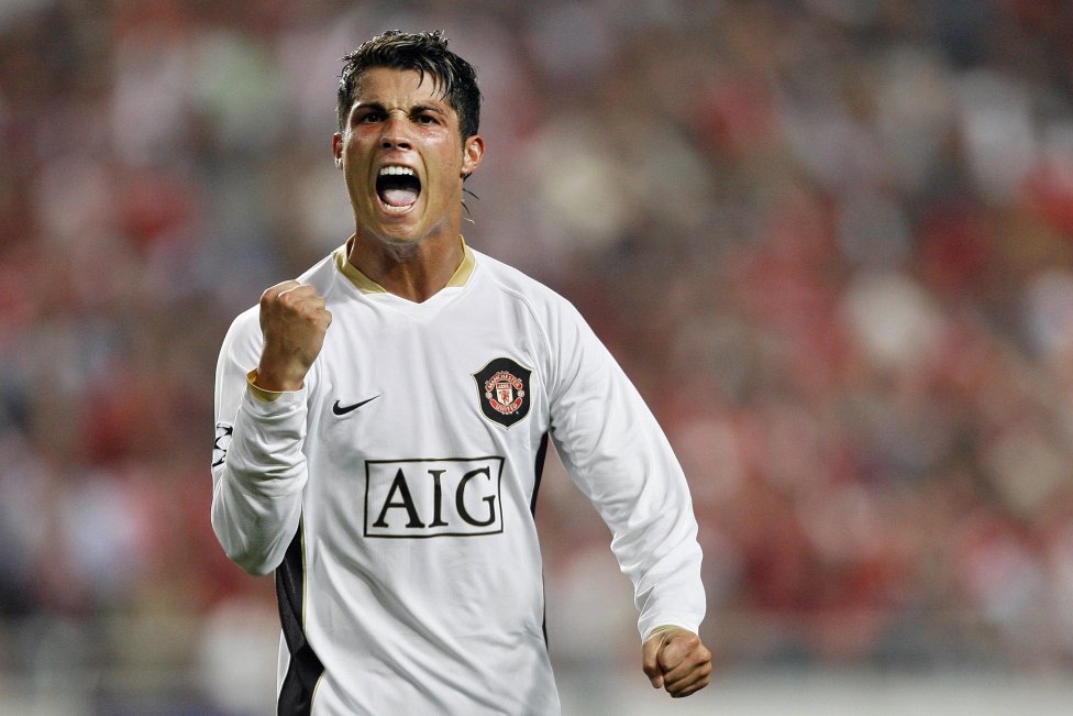 Cristiano Ronaldo v drese United v roku 2006. Foto - TASR/AP