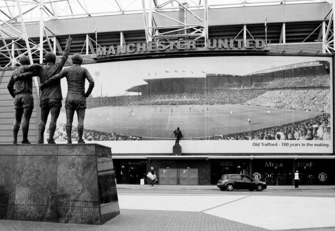 Old Trafford - ako ho stavali. Foto - wikimedia.org