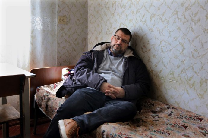 Peter Kerekes počas posledného dňa nakrúcania v Odese. Foto – archív P. K.