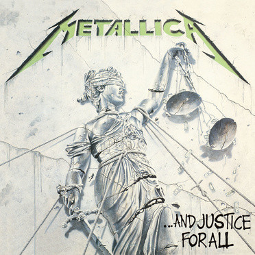 ... a spravodlivosť pre všetkých. (Obal albumu skupiny Metallica z roku 1988.) Zdroj: wikipedia.org