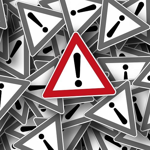 Sign Attention Exclamation Mark Road Sign
