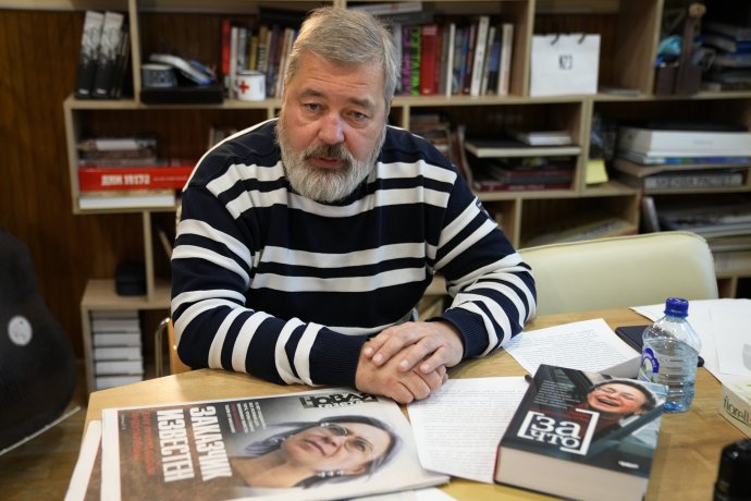 Šéfredaktor novín Novaja Gazeta Dmitrij Muratov. Foto – tasr/ap