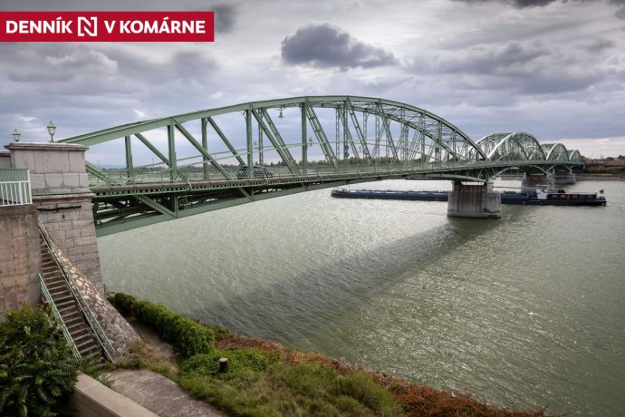 Alžbetin most medzi Komárnom a Komáromom. Foto N - Tomáš Benedikovič