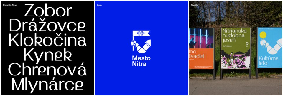 Víťazný koncept návrhu vizuálnej identity pre Nitru. Foto - Mesto Nitra