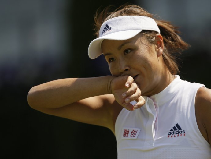 Čínska tenistka Šuaj Pcheng. Foto - TASR/AP