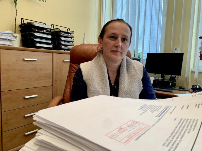 Regionálna hygienička pre okres Stará Ľubovňa Mária Mancalová. Foto N – Andrej Bán