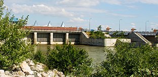 Vodná elekráreň Čunovo 1. Foto - Slovenské elektrárne