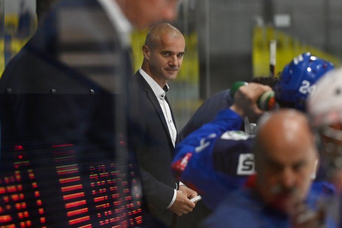 Tréner Slovenska Ivan Feneš. Foto – TASR/Lukáš Grinaj