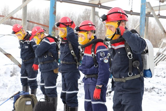 Záchranári z Kemerovskej oblasti patria v Rusku k najvyťaženejším. Foto - MČS RF