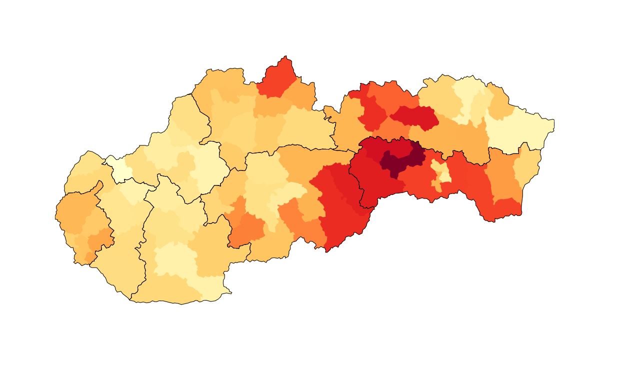 Prvé dáta zo sčítania: pribudlo seniorov aj ľudí s&nbsp;vysokou školou, najviac slobodných žije v&nbsp;Gelnici