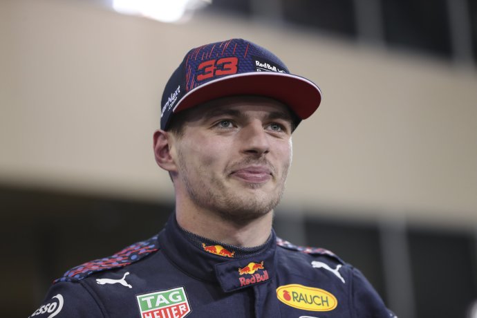 Verstappen po víťazstve v kvalifikácii. Foto - TASR/AP