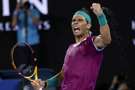 Rafael Nadal vo finále Australian Open. Foto – TASR/AP