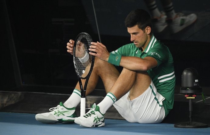 Novak Djoković na Australian Open 2021. Foto - TASR/AP