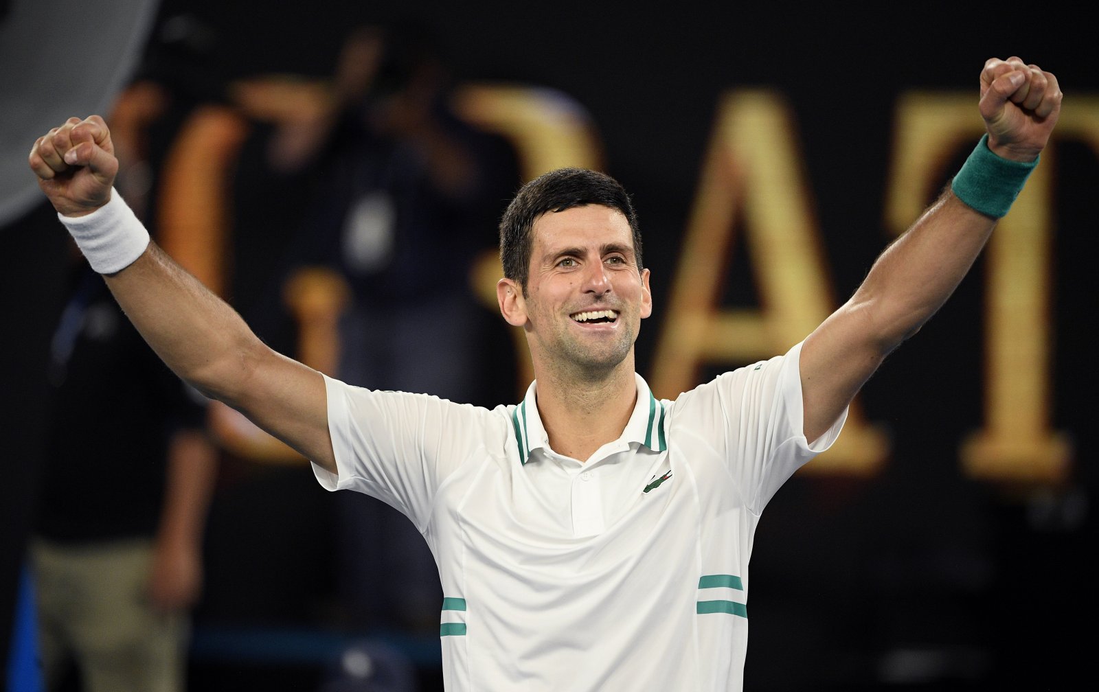 Novak Djoković po vlaňajšom víťazstve na Australian Open. Foto – TASR/AP
