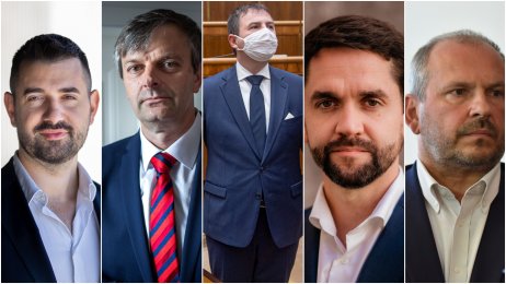 Niektorí z nových možných kandidátov na župana: Erik Ňarjaš, Igor Janckulík, Marián Kéry, Ondrej Lunter či Igor Choma. Foto – N a TASR