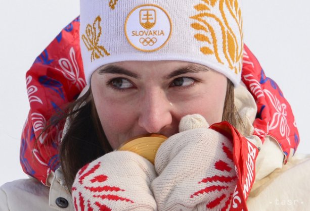 Moja zlatá medaila, moja, akoby hovorila Petra Vlhová a oprávnene. Patrí jej a jej tímu, nie Slovensku/ Zdroj: teraz.sk