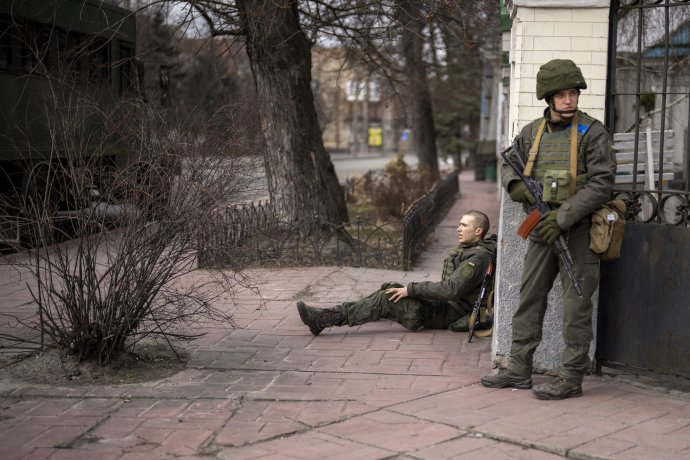 Boje v Kyjeve. Foto - TASR/AP