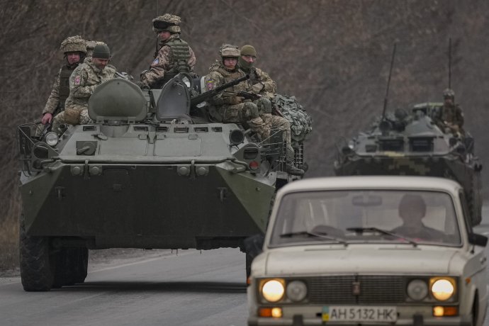 Ukrajinskí vojaci. Foto - TASR/AP
