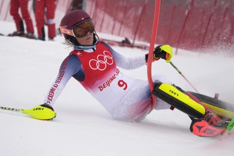Mikaela Shiffrinová v alpskej kombinácii. Foto – TASR/AP