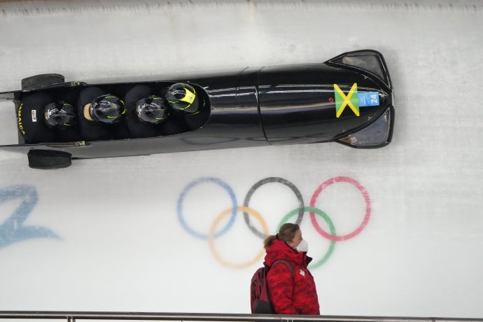 Jamajský štvorbob sa v Pekingu vracia na olympiádu. Foto - TASR/AP