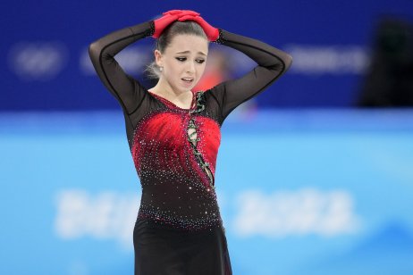 Kamila Valijevová v Pekingu. Foto – TASR/AP